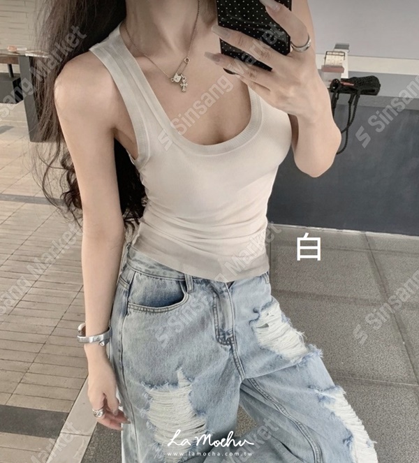 漸層潑墨棉質BRA背心(闆娘.花花清單)